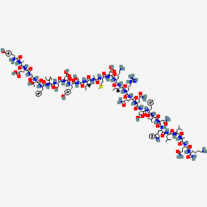 Chemical structure of Gastric Inhibitory Polypeptide (1-30) amide (porcine)