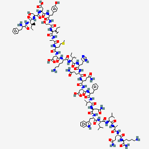 Chemical structure of Gastric Inhibitory Polypeptide (6-30) amide (human)