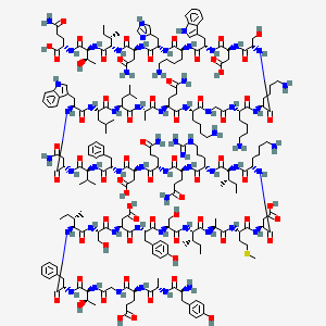 Chemical structure of Gastric Inhibitory Polypeptide (porcine)