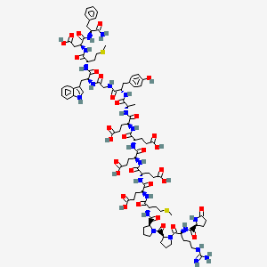 Chemical structure of Gastrin I Rat