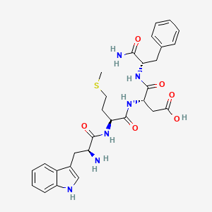 Chemical structure of Tetragastrin