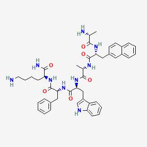 Chemical structure of GHRP-2