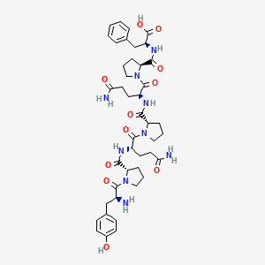 Chemical structure of Gliadorphin-7