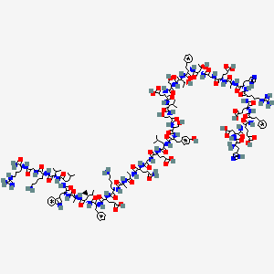 Chemical structure of GLP-1 (1-36) amide (human, bovine, guinea pig, mouse, rat)