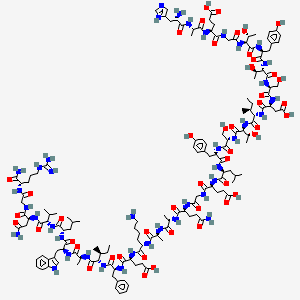 Chemical structure of GLP-1 (7-36) amide (chicken, common turkey)