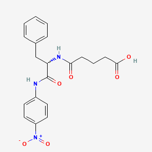 Chemical structure of Glutaryl-Phe-pNA