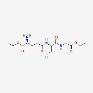 Chemical structure of Glutathione diethyl ester