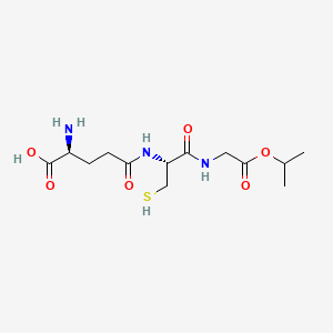Chemical structure of Glutathione monoisopropyl ester
