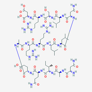 Chemical structure of GM-CSF (17-31)