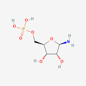 Chemical structure of GRF (free acid) (human)