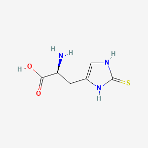 Chemical structure of H-2-Mercapto-His-OH