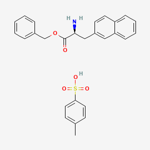 Chemical structure of H-2-Nal-OBzl