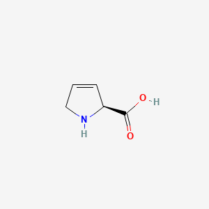 Chemical structure of H-3,4-Dehydro-Pro-OH