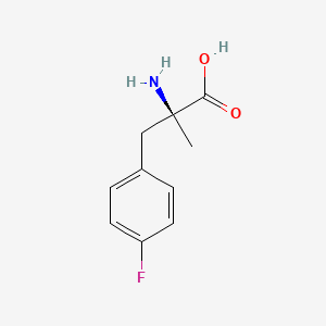 Chemical structure of H-4-fluoro-α-Me-Phe-OH