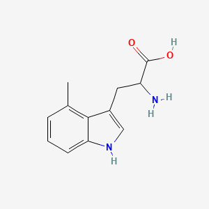 Chemical structure of H-4-Me-DL-Trp-OH