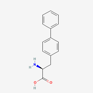 Chemical structure of Biphenylalanine
