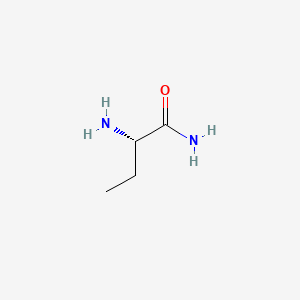 Chemical structure of H-Abu-NH₂