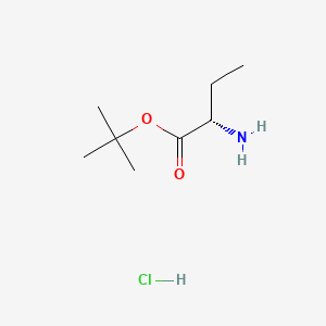 Chemical structure of H-Abu-OtBu · HCl