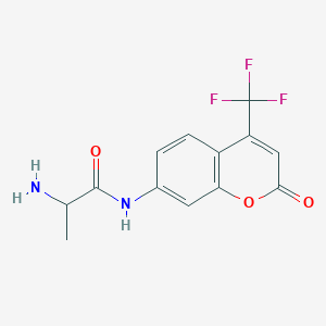 Chemical structure of H-Ala-AFC