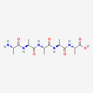 Chemical structure of Penta-L-alanine