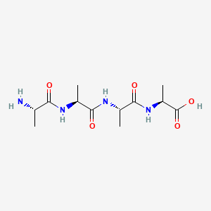 Chemical structure of H-Ala-Ala-Ala-Ala-OH