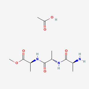 Chemical structure of H-Ala-Ala-Ala-OMe