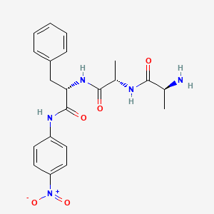 Chemical structure of H-Ala-Ala-Phe-pNA