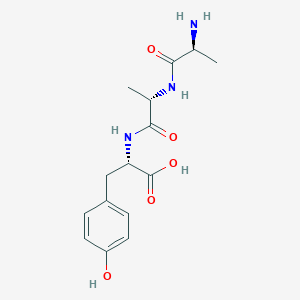 Chemical structure of H-Ala-Ala-Tyr-OH