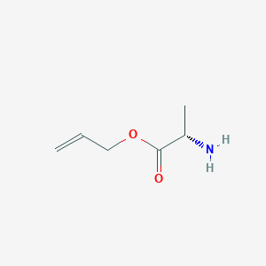 Chemical structure of H-Ala-allyl ester · p-tosylate