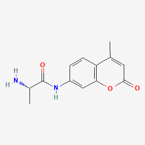Chemical structure of H-Ala-AMC