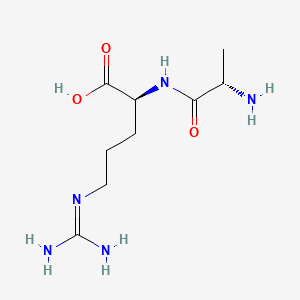 Chemical structure of H-Ala-Arg-OH