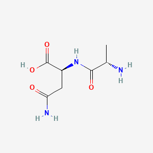 Chemical structure of H-Ala-Asn-OH