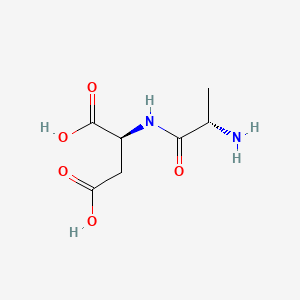 Chemical structure of H-Ala-Asp-OH
