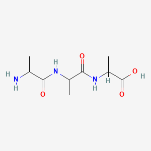 Chemical structure of H-Ala-D-Ala-Ala-OH