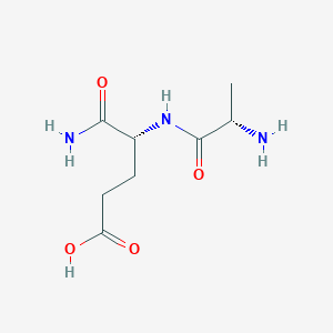 Chemical structure of H-Ala-D-Glu-NH₂