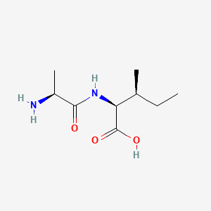 Chemical structure of H-Ala-Ile-OH