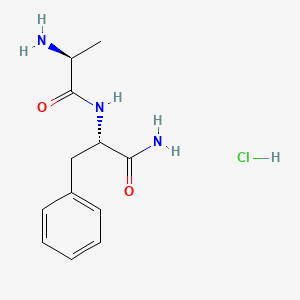 Chemical structure of H-Ala-Phe-NH₂ · HCl