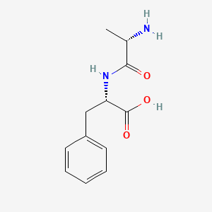 Chemical structure of H-Ala-Phe-OH