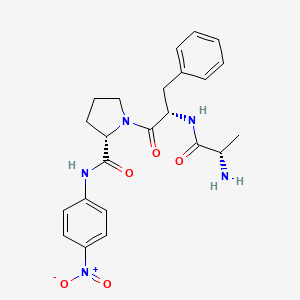 Chemical structure of H-Ala-Phe-Pro-pNA