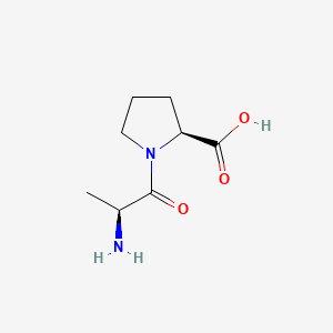 Chemical structure of H-Ala-Pro-OH