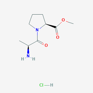 Chemical structure of H-Ala-Pro-OMe · HCl