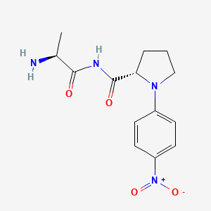 Chemical structure of H-Ala-Pro-pNA