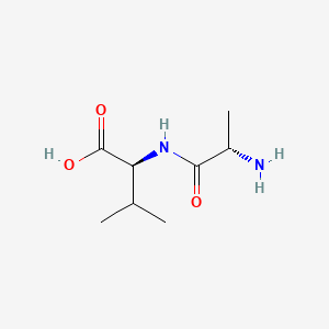 Chemical structure of H-Ala-Val-OH