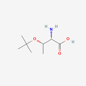 Chemical structure of H-allo-Thr(tBu)-OH
