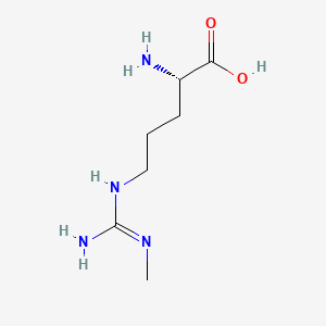 Chemical structure of H-Arg(Me)-OH