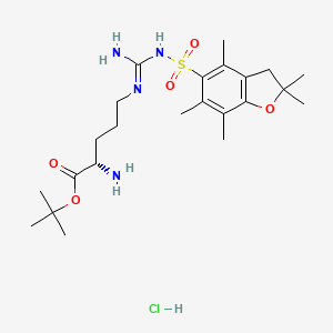 Chemical structure of H-Arg(Pbf)-OtBu · HCl