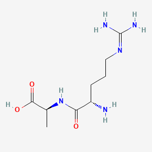 Chemical structure of H-Arg-Ala-OH