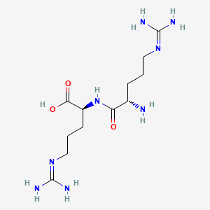 Chemical structure of H-Arg-Arg-OH
