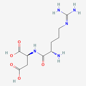 Chemical structure of H-Arg-Asp-OH