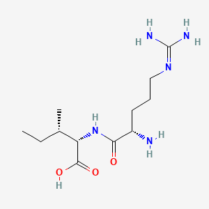 Chemical structure of H-Arg-Ile-OH